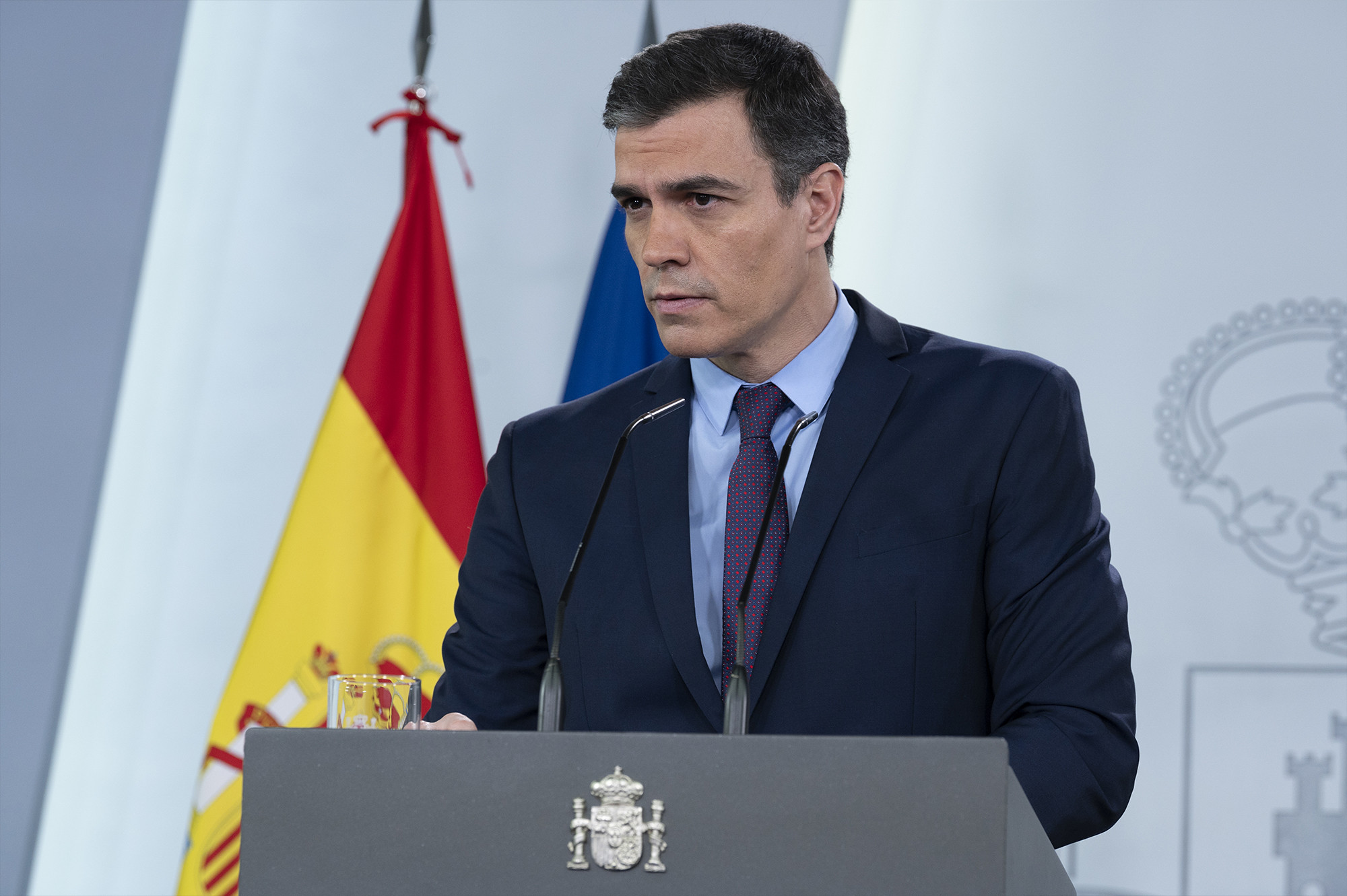 Pedro Sánchez comparece en La Moncloa